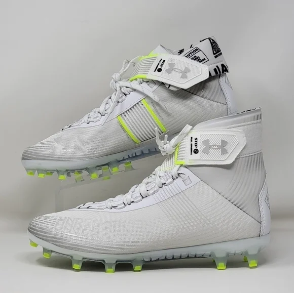 Under Armour Highlight MC Football Cleats Men's Size 11.5 White 3023716-106 New - Picture 2 of 9